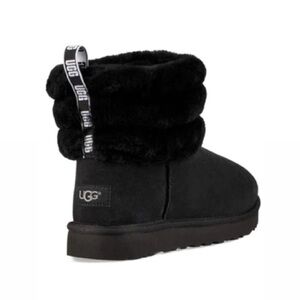 UGG Women's Black Short Shearling Winter Boots